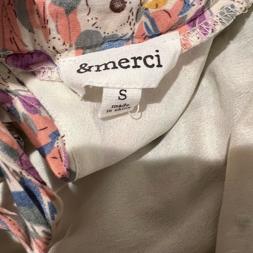 Floral bubble dress small adorable for spring &merci - Picture 4 of 5